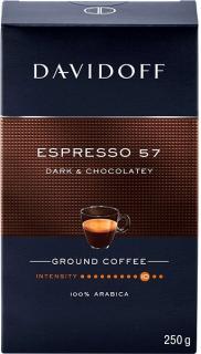 Davidoff Espresso 57 Dark & Chocolatey mletá káva - 250 g