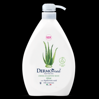 Dermomed Cream soap Aloe mydlo na ruky s pumpičkou - 1000 ml