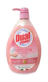 Dual power Delicato Mani čistiaci prostriedok na ručné umývanie riadu s pumpičkou - 1 l