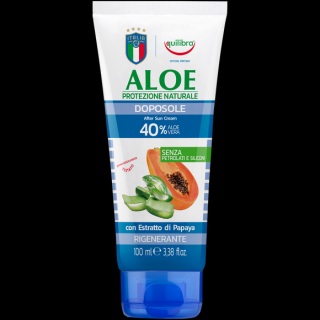 EQuilibra Aloe doposole Alter Sun cream regeneračný krém po opaľovaní - 100 ml