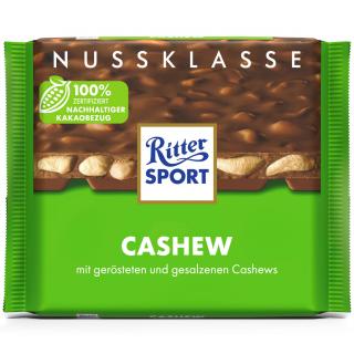 Expirácia 02.10.2023 Ritter Sport Cashew čokoláda - 100 g
