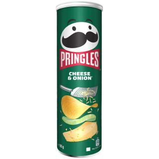 Expirácia 30.04.2024 Pringles Cheese & Onion zemiakové chipsy - 185 g