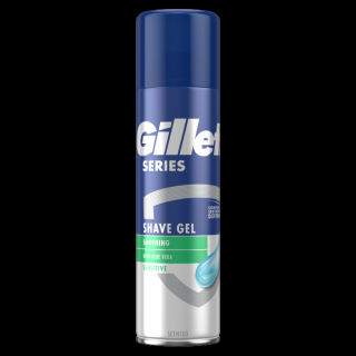 Gillette series soothing sensitive gél na holenie pánsky - 200 ml