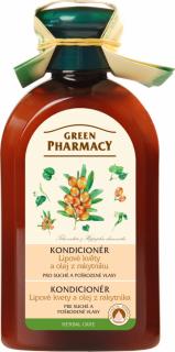 Green Pharmacy Lipové kvety a olej z rakytníka dámsky kondicionér na vlasy - 300 ml