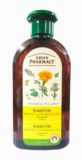 Green Pharmacy šampón na vlasy Nechtík a rozmarínový olej na mastné vlasy- 350 ml