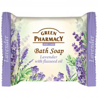 Green pharmacy toaletné mydlo s levanduľou a ľanovým olejom - 100 g