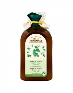 Green Pharmacy Žihľava a olej z lopúcha dámsky kondicionér na vlasy - 300 ml