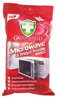 GREEN SHIELD Mikrowave čistiace obrúsky na chladničky a mikrovlnky  - 70 ks