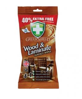 GREEN SHIELD Wood & Laminate čistiace obrúsky na drevo a laminát - 70 ks