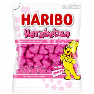 Haribo Herzbeben Sweet cherry želé cukríky - 160 g
