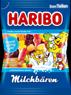 Haribo Milchbaren Ovocné želé cukríky - 175 g