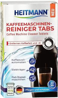 Heitmann Kaffemaschinen tabs, čistiace tabletky do kávovaru - 10 ks