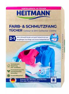 Heitmann obrúsky na zachytávanie farieb do práčky - 45 ks