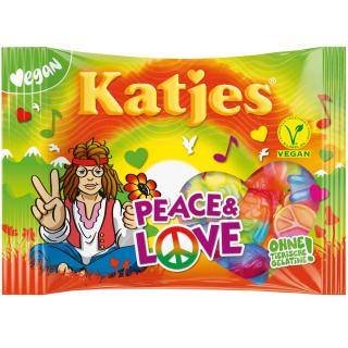 Katjes Peace & Love  vegánske ovocné želé cukríky - 175 g
