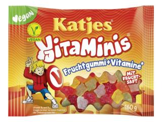 Katjes Vitaminis mit Fruucht-saft vegánske ovocné želé cukríky - 160 g