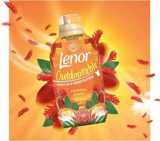 Lenor Outdoorable Tropical sunset aviváž 490 ml - 35 praní