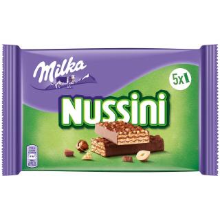 Milka Nussini čokoládové tyčinky - 5 x 36,5 g (182,5 g)