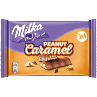 Milka Peanut Caramel čokoládové tyčinky - 5 x 36,5 g (182,5 g)