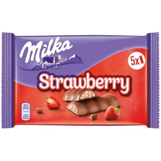 Milka Strawberry čokoládové tyčinky - 5 x 36,5 g (182,5 g)
