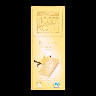 Moser Roth Bourbn Vanille biela čokoláda - 125 g