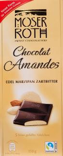 Moser Roth Mousse Chocolat Amandes  Zartbitter čokoláda  - 150 g