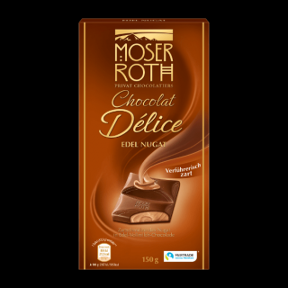 Moser Roth Mousse Délice edel Nugat mliečna čokoláda - 150 g