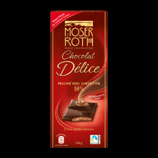 Moser Roth Mousse Délice Praline edel Zartbitter 50 % čokoláda - 150 g