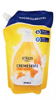 Mydlo na ruky Elkos body Milch & Honig, mlieko & med - 750 ml