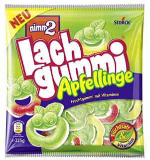 Nimm2 Lach gummi Apfellinge ovocné kyslé želé cukríky - 225 g