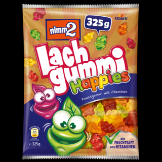 Nimm2 Lach gummi Happies ovocné želé cukríky - 325 g