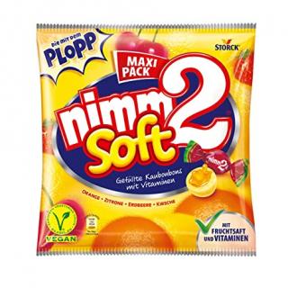 Nimm2 Soft Gefullte Kaubonbons ovocné cukríky - 345 g