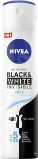 Nivea Black & White Invisible Pure dámsky antirespirant  - 150 ml