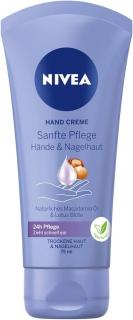 Nivea hand creme Sanfte Pflege krém na ruky a nechtovú kožtičku - 100 ml