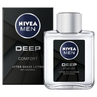 Nivea men Deep comfort anti-bacterial voda po holení - 100 ml