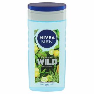 Nivea men Extreme Wild Fresh citrus pánsky sprchový gél  250 ml