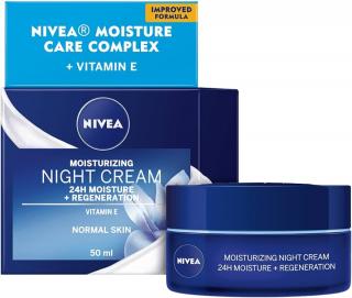 Nivea Moisturizing Night cream regeneračný pleťový nočný krém - 50 ml