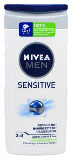 Nivea Sensitive 3 in 1 pánsky sprchový gél - 250 ml
