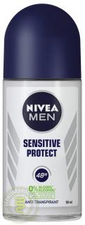 NIvea Sensitive Protect pánsky gulôčkový anti - perspirant - 50 ml