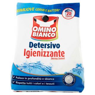 Omino Bianco Detersivo + Igienizzante 1,1 kg prášok na pranie - 20 praní