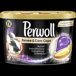 Perwoll Renew & Care black kapsule na pranie  - 18 ks
