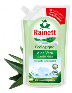 Rainett Aloe Vera Eco čistiaci prostriedok na ručné umývanie riadu (náhradná náplň)- 1 L