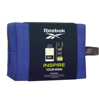 Reebok MOVE INSPIRE pánska darčeková sada - toaletný parfum 100 ml, sprchový gél 250 ml, toaletná taška