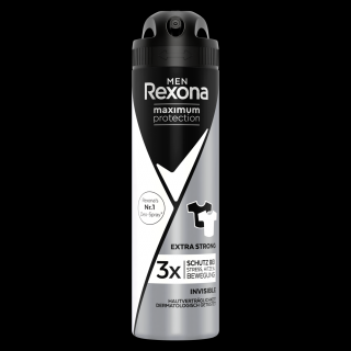 Rexona men 3x Invisible on black + white power pánsky anti-transpirant spray - 150 ml