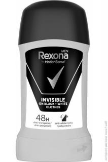 Rexona men Invisible Black + white tuhý  anti-perspirant  - 50 ml