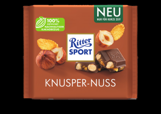 Ritter Sport Knusper-Nuss mliečna čokoláda - 250 g