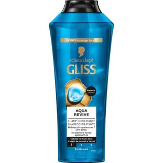 Schwarzkopf Gliss Aqua Revive dámsky hydratačný šampón na suché vlasy - 400 ml