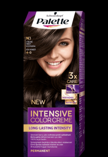 Schwarzkopf Palette Intensive colorcreme (N3) 4-0 farba na vlasy - Stredne hnedá