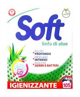 Soft linfa di aloe Igienizante prášok na pranie 5,25 kg - 105 praní