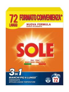 Sole 3 in 1 dezinfekčný prášok na pranie Sole 3,6 kg - 72 praní