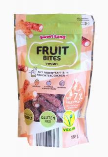 Sweet Land Fruit Bites vegan ovocné želé cukríky - 180 g